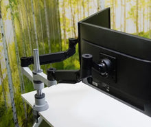 Lade das Bild in den Galerie-Viewer, BakkerElkhuizen Caparo 4 D2 Dual Monitorarm
