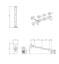 Load image into Gallery viewer, Viewlite plus monitor arm - desk 620