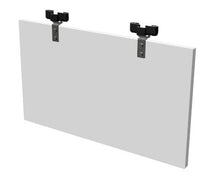 Lade das Bild in den Galerie-Viewer, Knieblende Melamin / Furnier pendelbar Schreibtisch Sedus