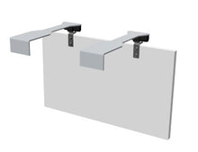 Lade das Bild in den Galerie-Viewer, Knieblende Melamin / Furnier pendelbar Schreibtisch Sedus