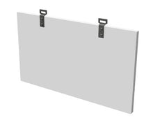 Lade das Bild in den Galerie-Viewer, Knieblende Melamin / Furnier pendelbar Schreibtisch Sedus