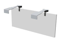 Lade das Bild in den Galerie-Viewer, Knieblende Melamin / Furnier pendelbar Schreibtisch Sedus