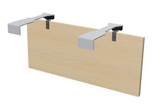 Lade das Bild in den Galerie-Viewer, Knieblende Melamin / Furnier pendelbar Schreibtisch Sedus