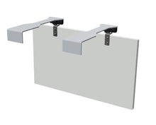 Lade das Bild in den Galerie-Viewer, Knieblende Melamin / Furnier pendelbar Schreibtisch Sedus