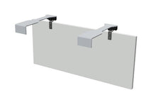 Lade das Bild in den Galerie-Viewer, Knieblende Melamin / Furnier pendelbar Schreibtisch Sedus