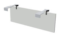 Lade das Bild in den Galerie-Viewer, Knieblende Melamin / Furnier pendelbar Schreibtisch Sedus