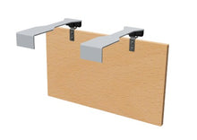 Lade das Bild in den Galerie-Viewer, Knieblende Melamin / Furnier pendelbar Schreibtisch Sedus