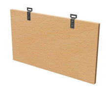 Lade das Bild in den Galerie-Viewer, Knieblende Melamin / Furnier pendelbar Schreibtisch Sedus