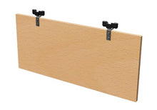 Lade das Bild in den Galerie-Viewer, Knieblende Melamin / Furnier pendelbar Schreibtisch Sedus