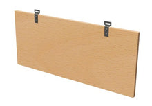 Lade das Bild in den Galerie-Viewer, Knieblende Melamin / Furnier pendelbar Schreibtisch Sedus