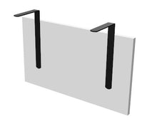 Lade das Bild in den Galerie-Viewer, Knieblende Melamin / Furnier Schreibtisch Sedus