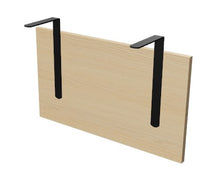 Lade das Bild in den Galerie-Viewer, Knieblende Melamin / Furnier Schreibtisch Sedus