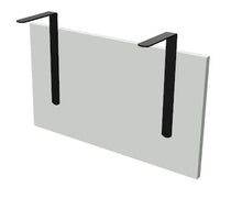 Lade das Bild in den Galerie-Viewer, Knieblende Melamin / Furnier Schreibtisch Sedus