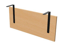 Lade das Bild in den Galerie-Viewer, Knieblende Melamin / Furnier Schreibtisch Sedus