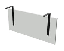 Lade das Bild in den Galerie-Viewer, Knieblende Melamin / Furnier Schreibtisch Sedus