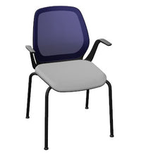 Lade das Bild in den Galerie-Viewer, Quarterback 2 Besucherstuhl Vierfuß (Box) Sedus