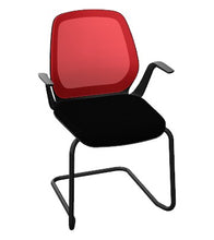 Lade das Bild in den Galerie-Viewer, Quarterback 2 Besucherstuhl Freischwinger (Box) Sedus