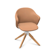 Lade das Bild in den Galerie-Viewer, Se:flair Bürodrehstuhl SEDUS mit 4-Stern Holzfuß, drehbar (Box)
