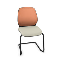 Lade das Bild in den Galerie-Viewer, Se:kit Besucherstuhl Freischwinger SEDUS mit Netzrücken (Box)