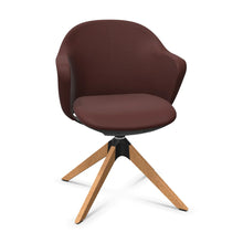 Lade das Bild in den Galerie-Viewer, Se:flair Bürodrehstuhl SEDUS mit 4-Stern Holzfuß, drehbar (Box)