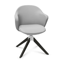 Lade das Bild in den Galerie-Viewer, Se:flair Bürodrehstuhl SEDUS mit 4-Stern Holzfuß, drehbar (Box)