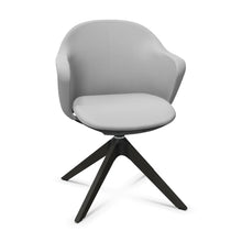 Lade das Bild in den Galerie-Viewer, Se:flair Bürodrehstuhl SEDUS mit 4-Stern Holzfuß, drehbar (Box)