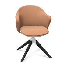 Lade das Bild in den Galerie-Viewer, Se:flair Bürodrehstuhl SEDUS mit 4-Stern Holzfuß, drehbar (Box)