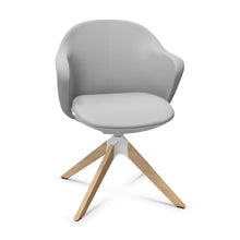 Lade das Bild in den Galerie-Viewer, Se:flair Bürodrehstuhl SEDUS mit 4-Stern Holzfuß, drehbar (Box)