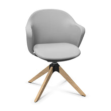 Lade das Bild in den Galerie-Viewer, Se:flair Bürodrehstuhl SEDUS mit 4-Stern Holzfuß, drehbar (Box)