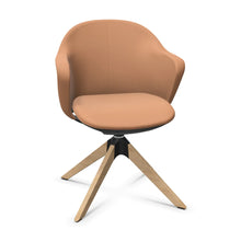 Lade das Bild in den Galerie-Viewer, Se:flair Bürodrehstuhl SEDUS mit 4-Stern Holzfuß, drehbar (Box)