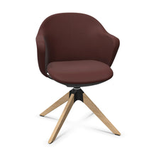 Lade das Bild in den Galerie-Viewer, Se:flair Bürodrehstuhl SEDUS mit 4-Stern Holzfuß, drehbar (Box)