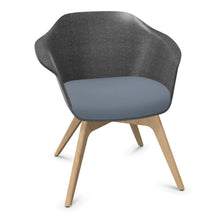 Lade das Bild in den Galerie-Viewer, Se:lounge light Vierfußstuhl mit Holzgestell SEDUS (Box)