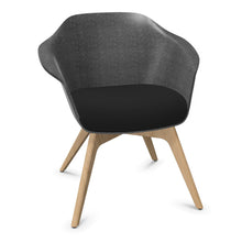 Lade das Bild in den Galerie-Viewer, Se:lounge light Vierfußstuhl mit Holzgestell SEDUS (Box)