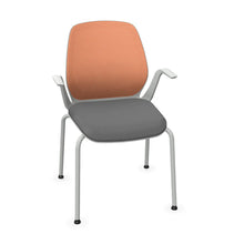 Lade das Bild in den Galerie-Viewer, Se:kit Besucherstuhl Vierfuß SEDUS mit Netzrücken (Box)