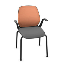Lade das Bild in den Galerie-Viewer, Se:kit Besucherstuhl Vierfuß SEDUS mit Netzrücken (Box)