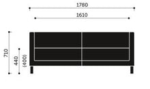 Lade das Bild in den Galerie-Viewer, Vancouver Lite Sofas ProfiM