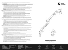 Lade das Bild in den Galerie-Viewer, BakkerElkhuizen BE Flexible Single Monitorarm
