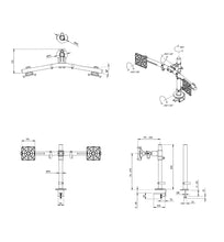 Load image into Gallery viewer, Viewlite plus monitor arm - desk 620
