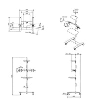 Load image into Gallery viewer, Viewlite plus monitor arm - desk 620

